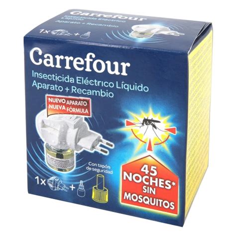 Insecticida Eléctrico Antimosquitos Líquido Aparato Recambio Carrefour 1 Ud Supermercado