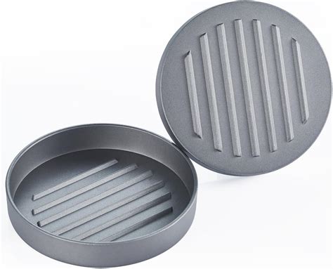 GWHOLE pisón para hamburguesas antiadherente de aluminio con 100