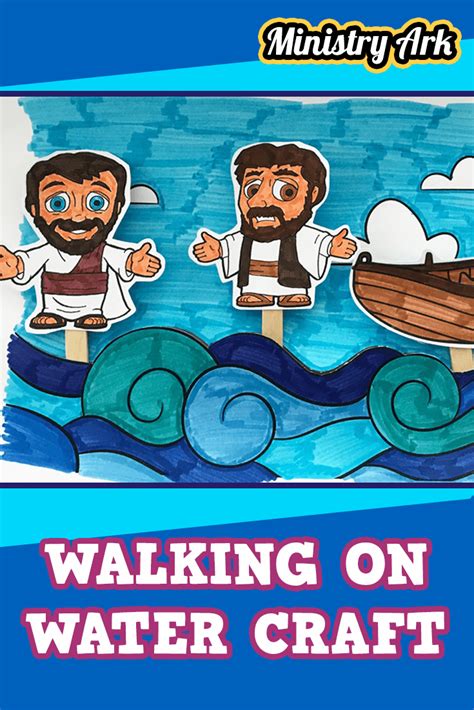 Jesus Walks On Water Craft Free Printable Jesus Immediately Reached Out