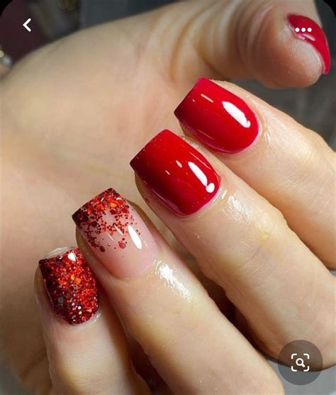 Pin By Molly Burger On Nails Red Nails Red Gel Nails Gel Nails