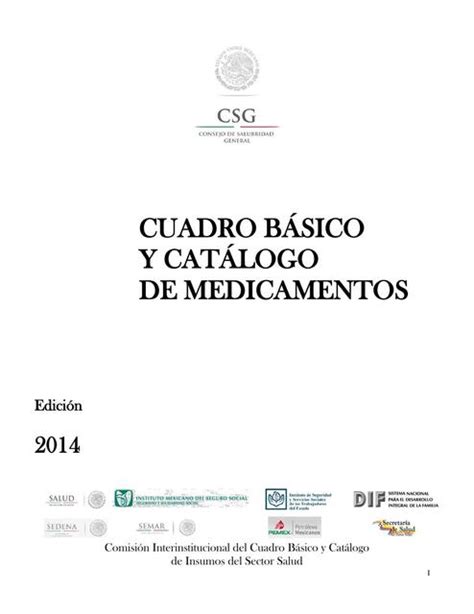 Cuadro B Sico Y Cat Logo De Medicamentos Diana Carolain Udocz