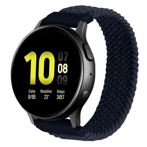 Pulseira De Nylon El Stico Mm Para Galaxy Watch Active Watch