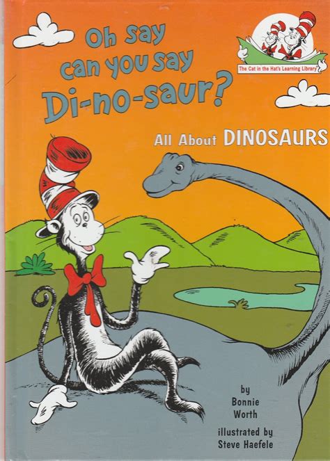 Dr Seuss Book Oh Say Can You Say Dinosaur Di No Saur Etsy