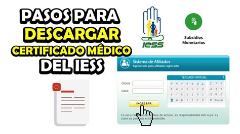 Como Sacar Certificados Medicos Del Iess Descargar Certificado Medico