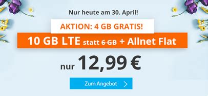 Nur Heute Sim De O2 Netz Mit 10GB LTE Datenflat SMS Und Sprachflat