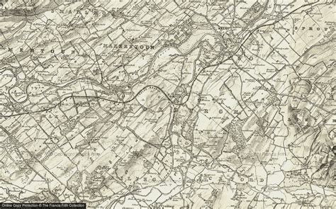 Historic Ordnance Survey Map Of Roxburgh 1901 1904