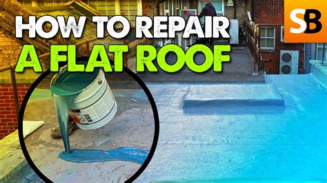 How To Repair A Flat Roof With Liquid Roof Youtube