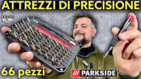 Set Attrezzi Di Precisione 66 Pezzi Parkside Lidl 14 99 Cacciavite