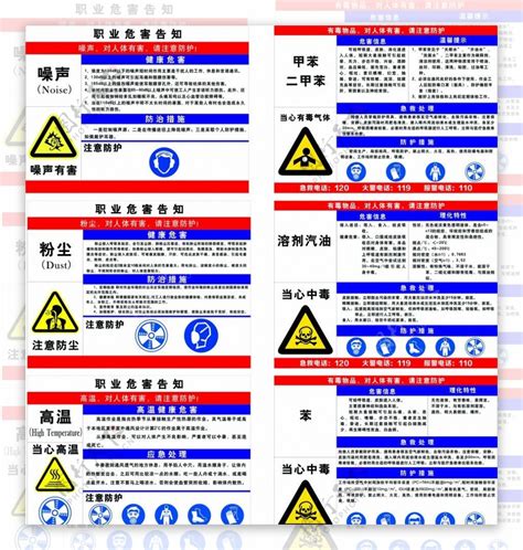 职业危害告知卡图片素材 编号18715461 图行天下