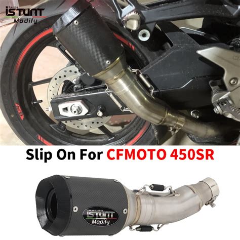 Slip For Cfmoto Sr Ss Nk Full System Motorcycle Exhaust Modify