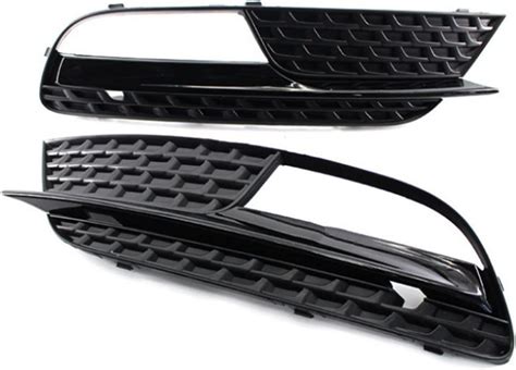 Krysa Auto Left Right Side Front Bumper Fog Light Grille Grill Cover