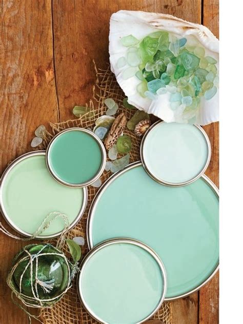 Ways To Decorate With Seaglass Blue Sea Glass Colors Paint Color