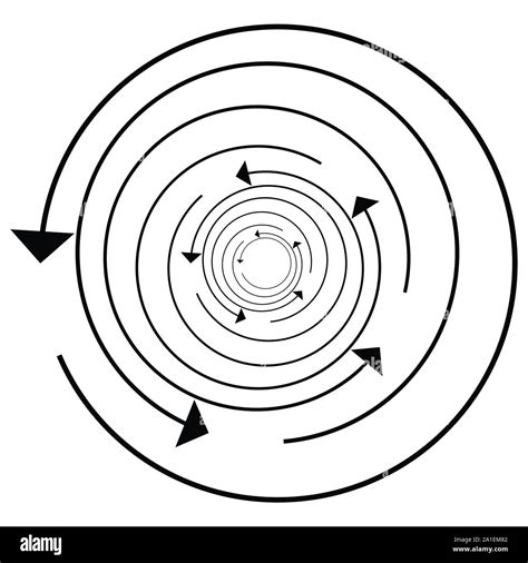 Kreis Kreis Pfeil Links Radiale Pfeil Symbol Symbol Gegen Den