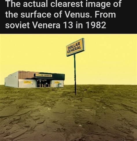 The Actual Clearest Image Of The Surface Of Venus From Soviet Venera