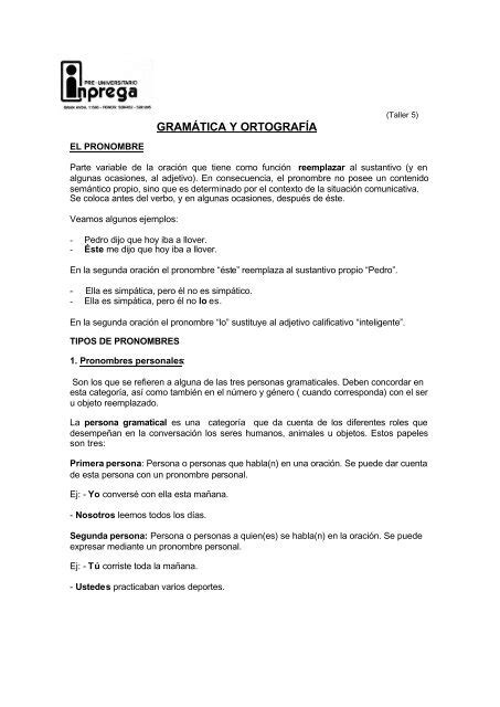 Guia De Gramatica Pdf