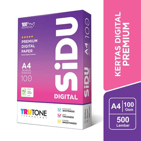 Jual SIDU Kertas Fotocopy 100 GSM A4 SDU PC 100 A4G Shopee Indonesia