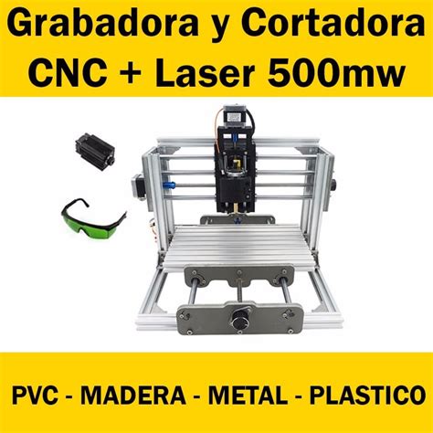 Máquina Cnc Grabadora Cortadora Fresa Router Laser 500mw 8 999 00