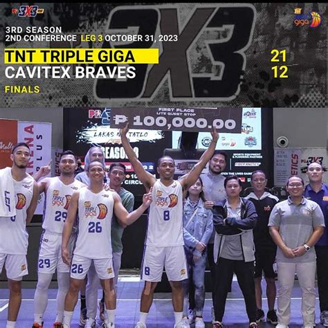 TNT Tropang Giga Sustains Dominant Form After Taking Home PBA 3x3 Leg