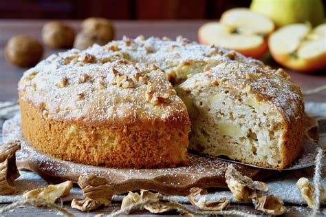 Torta Di Mele E Noci 180C Di Dolcezza