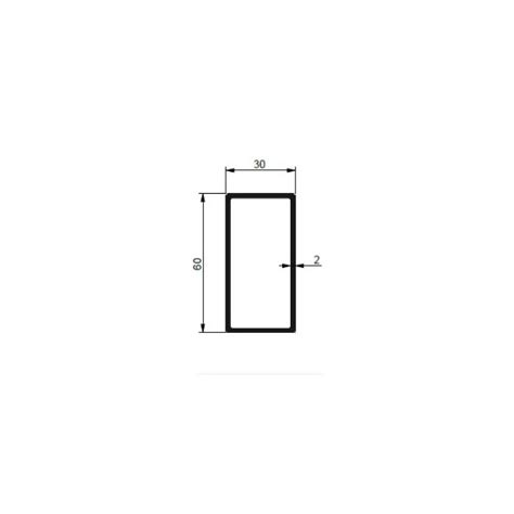 PROFIL ALUMINIOWY TYPU JEKL 60x30