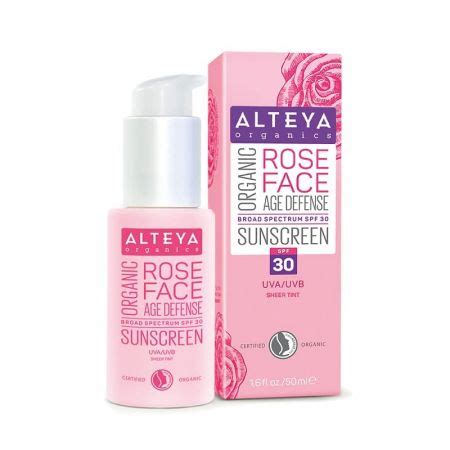 Alteya Organics Sunscreen Rose SPF30 50ml Landys Chemist