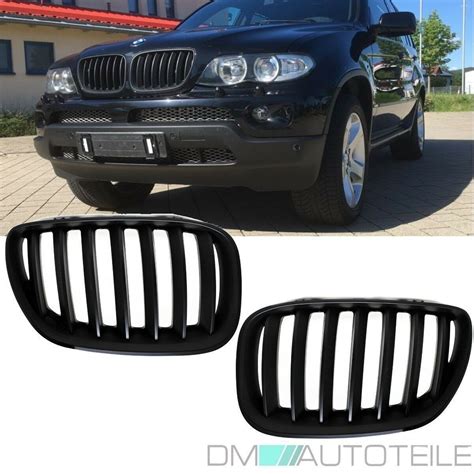 Satz K Hlergrill Schwarz Matt Passend F R Bmw X E Facelift