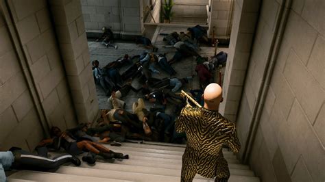 Hitman The Bank Cqc Shotgun All Npcs Have Guns Kill Everyone Infinite