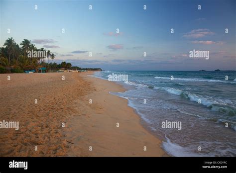 Sunrise on Nilaveli beach, Trincomalee, Sri Lanka, Asia Stock Photo - Alamy