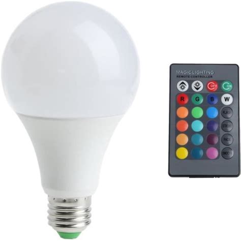 Couleurs T L Commande Sans Fil V E Led W Rgb Ampoule