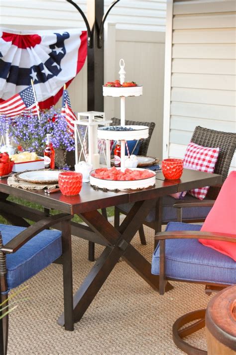 Karas Party Ideas 4th Of July Backyard Patio Barbeque Karas Party Ideas