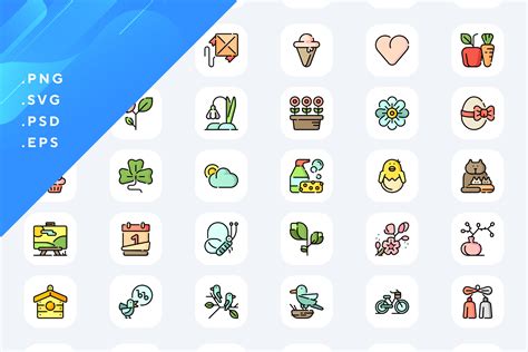 Spring Time Icons