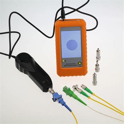 Handheld Optic Fiber Inspection Probe Fvm100 Optical Fiber Video