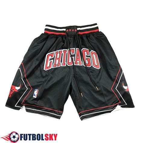 Comprar Cortos NBA Chicago Bulls 2024 25 Negro Rojo Blanco 02 Baratas