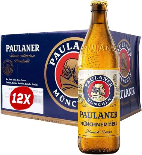 X Cerveja Paulaner Munchner Hell Ml Amazon Br