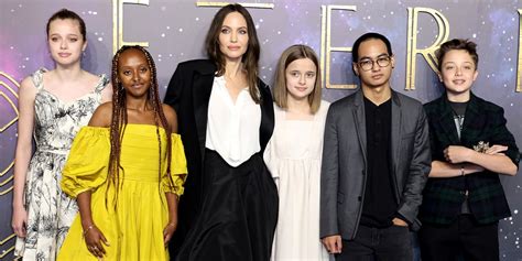 Angelina Jolie Calls Her Six Children Pretty ‘great People In Rare