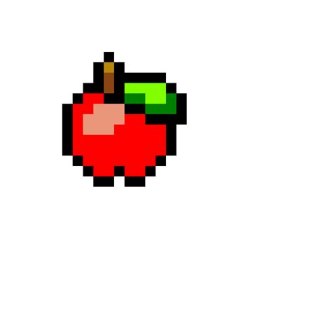 Apple Logo Pixel Art