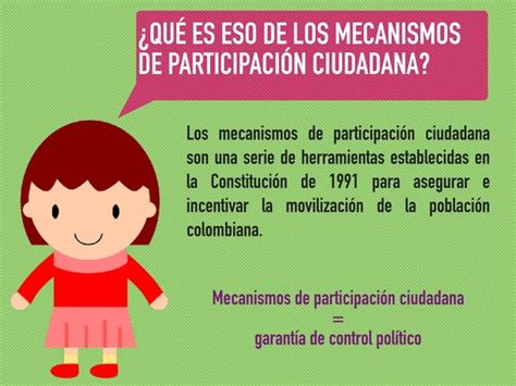 Mecanismos De Participación Ciudadana En Colombia