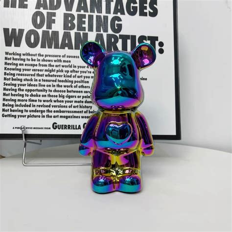 Gấu Bearbrick Mô Hình Gấu 18cm Decor Trang Trí Sang Trọng Pb171