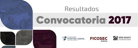 Resultados De La Convocatoria Ficosec