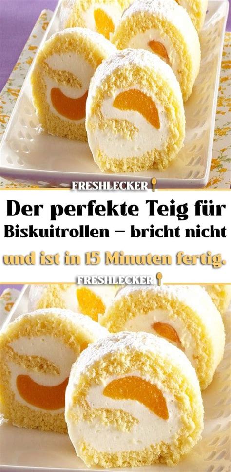 Der Perfekte Teig F R Biskuitrollen Bricht Nicht Und Ist In