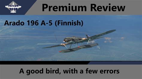 War Thunder Premium Review Ar A Finnish A Nice Plane With