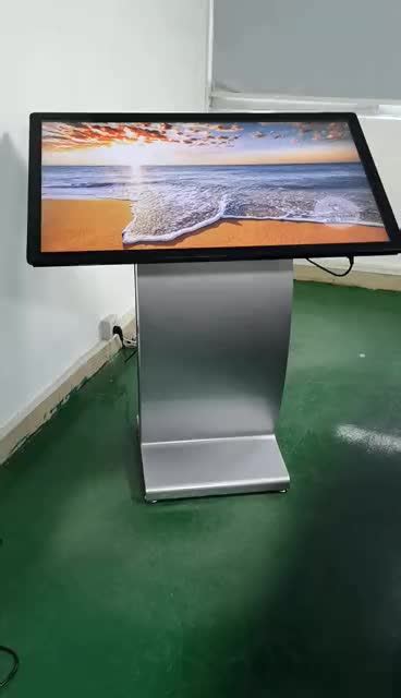 4k Lcd Ir Advertising Display Interactive Touch Screens Landscape