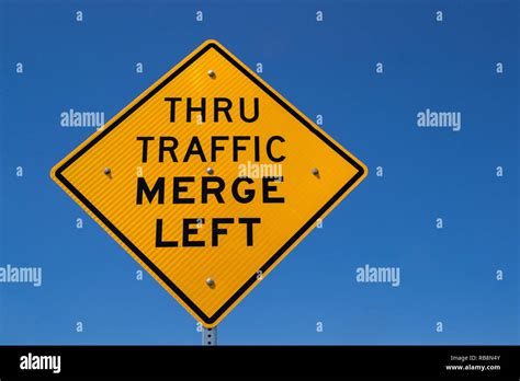 Traffic merge hi-res stock photography and images - Alamy