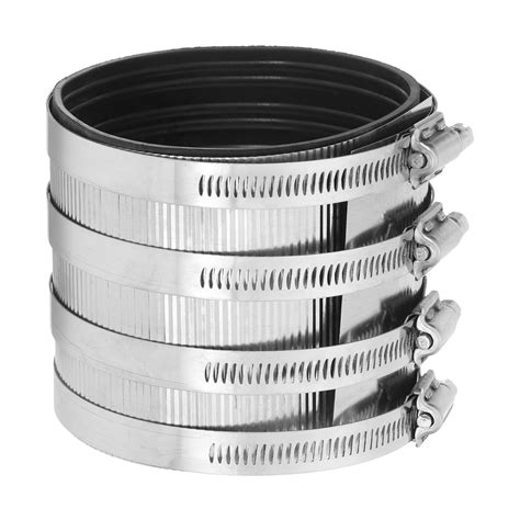 Uxcell Pipe Clamp 111 9mm Stainless Steel Pipe Connector For PVC And