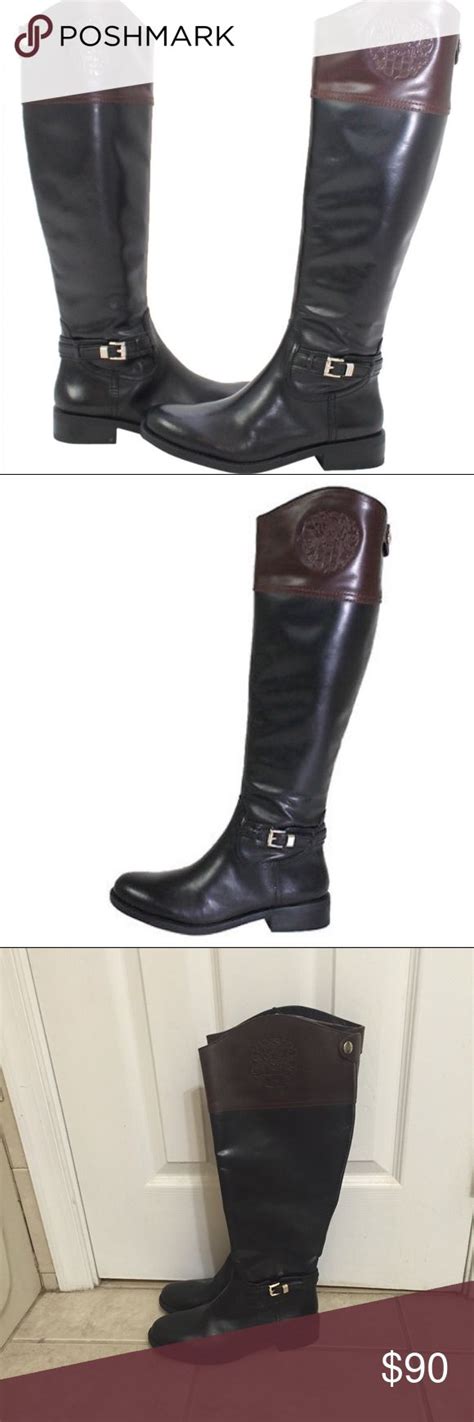 New Vince Camuto Wide Calf Kable Leather Boots