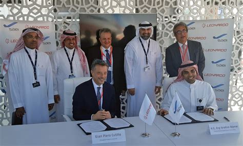 Dubai Airshow Leonardo E Saudia Aerospace Assinam Memorando Força Aérea