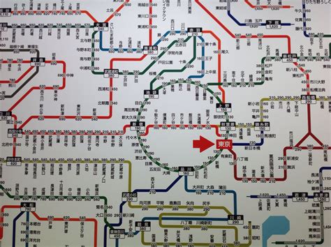 Tokyo Train System Map