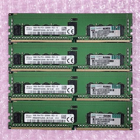 Sk Hynix Ddr Gb Gb Pc Ecc