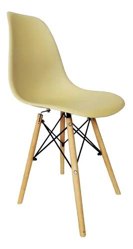 Silla De Comedor Charles Eames Eiffel Estructura Nude Color Patas MercadoLibre