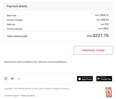 Any Airlines How Can I Obtain A Tax Invoice GST VAT Receipt